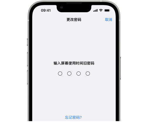 曹妃甸iPhone屏幕维修分享iPhone屏幕使用时间密码忘记了怎么办 