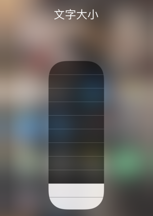 曹妃甸苹果手机维修分享小技巧：在 iPhone 控制中心快速调节字体大小 